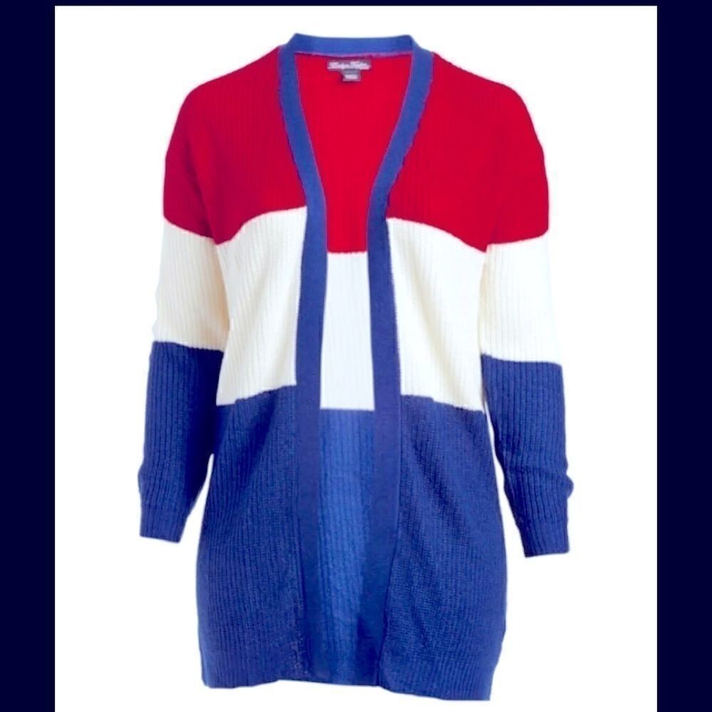 🌹Evelyn Taylor Block Cardigan xl